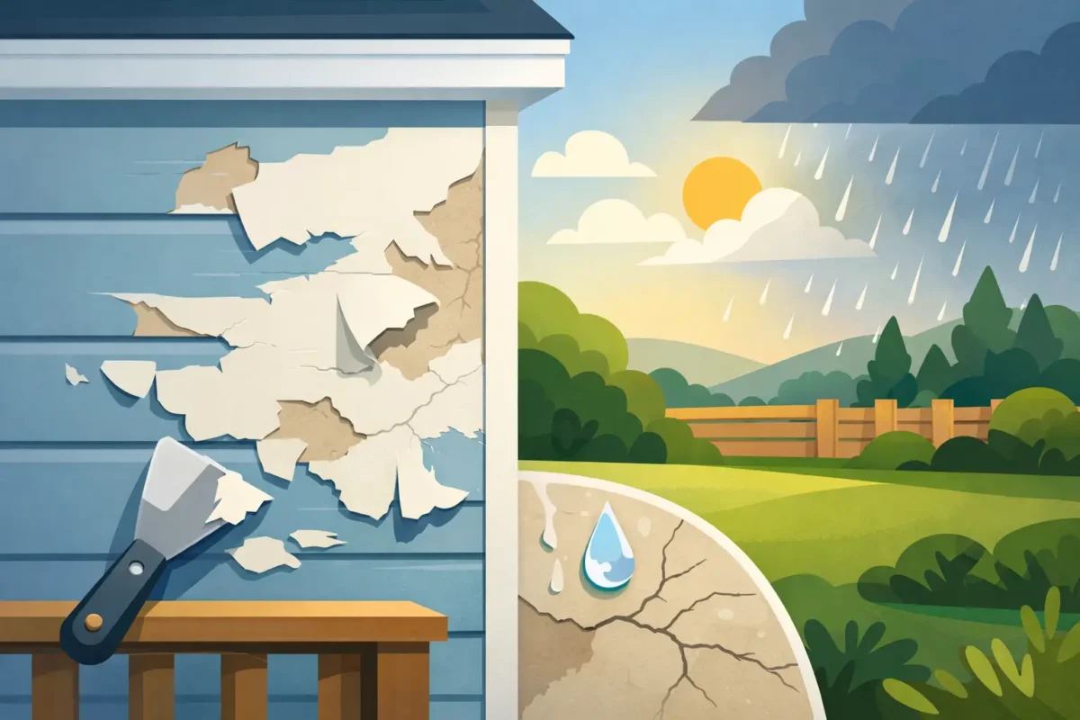 Why Is Paint Peeling Outdoors?